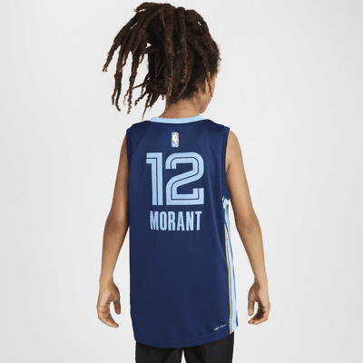 Ja Morant Memphis Grizzlies 2022/23 Icon Edition Swingman NBA-jersey met Dri-FIT voor kids