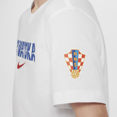 Ποδοσφαιρικό T-Shirt Nike Κροατία Crest για μεγάλα παιδιά