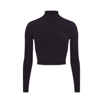 NikeSKIMS Vintage Seamless Women's Mock-Neck Crop Top