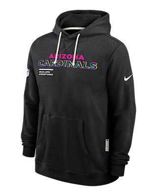 Мужское худи Arizona Cardinals Crucial Catch Sideline Nike Dri-FIT NFL Pullover Hoodie