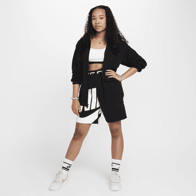 Nike Sportswear Dri-FIT oversized fleecehoodie voor meisjes