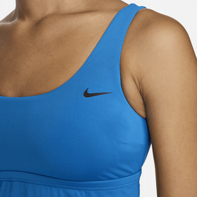 Top de traje de baño para mujer Nike Tankini