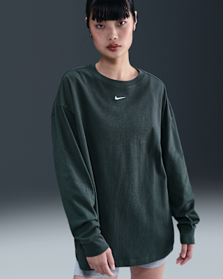 Женская футболка Nike Sportswear Essential Oversized Long-Sleeve