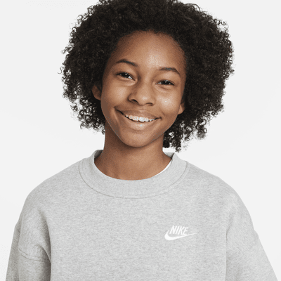 Nike Sportswear Club Fleece Big Kids' Oversized Sweatshirt