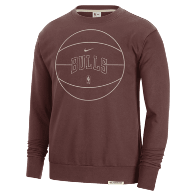 Chicago Bulls Standard Issue Nike Dri-FIT NBA-Sweatshirt für Herren