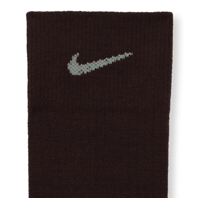 Nike Everyday Wool Cushioned Crew Socks (2 Pairs)