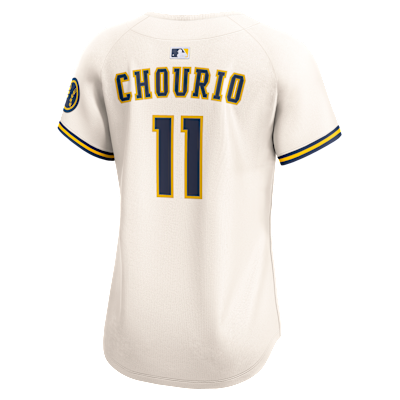 Jackson Chourio Milwaukee Brewers Women’s Nike Dri-FIT ADV MLB Limited Jersey