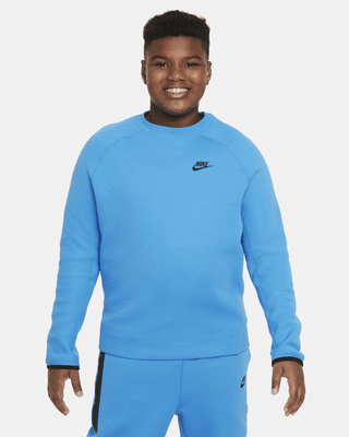 Подростковый свитшот Nike Sportswear Tech Fleece Big Kids' (Boys') (Extended Size)