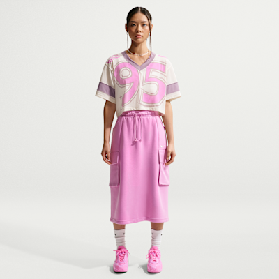 เสื้อแข่งเอวลอยทรงโอเวอร์ไซส์ผู้หญิง Nike Sportswear