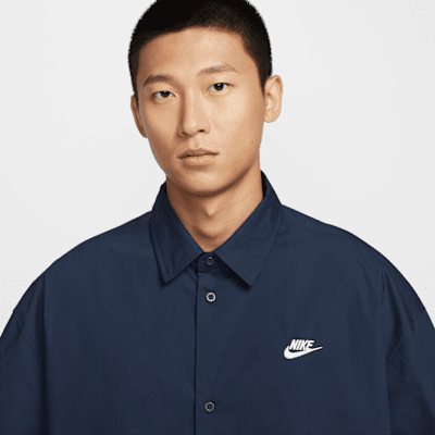 ナイキ クラブ メンズ ショートスリーブ ボタンダウン シャツ