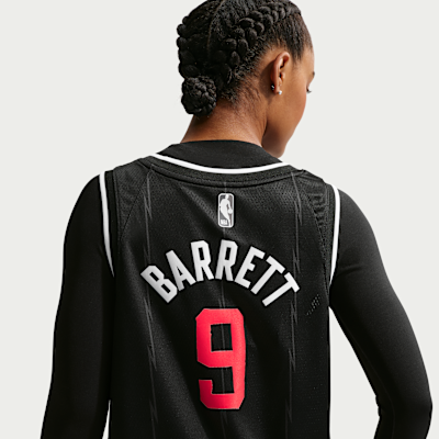 Jersey Nike de la NBA Swingman para hombre RJ Barrett Toronto Raptors City Edition