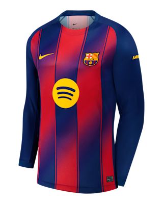 Мужские джерси Gavi Barcelona 2025/26 Stadium Home Nike Dri-FIT Soccer Jersey