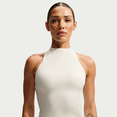 NikeSKIMS Matte Women's Mock-Neck Racerback Tank Top from Nike - $68