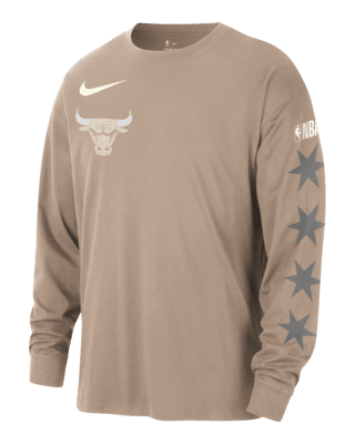 Мужская футболка Chicago Bulls Courtside City Edition Nike NBA Max90 Long-Sleeve