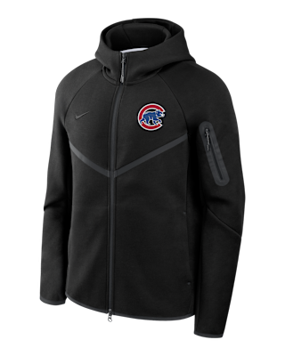 Мужская куртка Chicago Cubs Tech Fleece Windrunner Nike MLB Full-Zip Hooded для бега