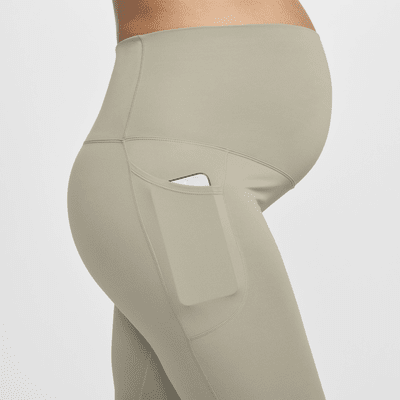 Leggings a 7/8 de cintura subida com bolsos Nike (M) One para mulher (Maternity)