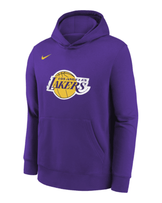 Детское худи Los Angeles Lakers Club Little Kids' Nike NBA Pullover Hoodie