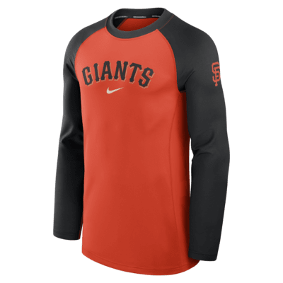 Playera de manga larga Nike Dri-FIT de la MLB para hombre San Francisco Giants Authentic Collection Game Time