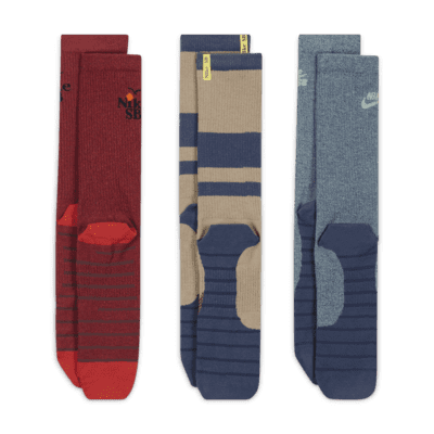 Nike SB Everyday Max Lightweight Skate Crew Socks (3 Pairs). Nike ID