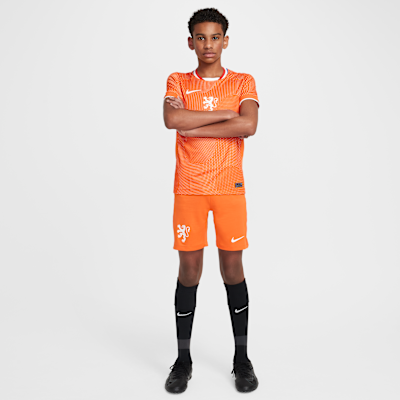 Netherlands 2025/26 Stadium Home Older Kids' Nike Dri-FIT Football Replica Shorts