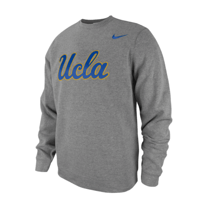 UCLA Club Fleece Men's Nike College Crew-Neck Sweatshirt. Nike.com