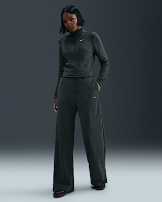 Женские  Nike Sportswear Phoenix Plush High-Waisted Wide-Leg Cozy Fleece Pants