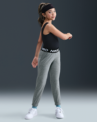 Детские спортивные штаны Nike Pro Fleece Big Kids' (Girls') Dri-FIT Joggers