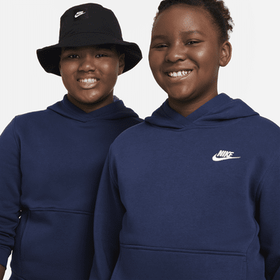 Sudadera con gorro sin cierre para niños talla grande (talla amplia) Nike Sportswear Club Fleece