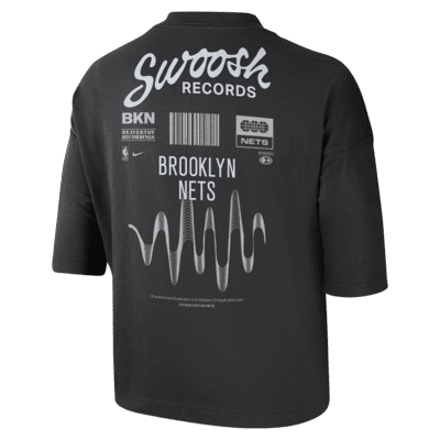 Brooklyn Nets Essential Women's Nike NBA Boxy T-Shirt