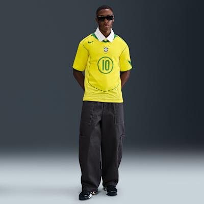Ronaldinho Brazil 2004 Total 90 Reissue Men's Nike Soccer Replica Jersey