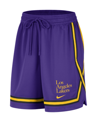 Женские шорты Los Angeles Lakers Fly Crossover Nike Dri-FIT NBA Basketball Graphic Shorts для баскетбола