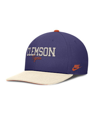 Мужские  Clemson Legacy Script Nike Dri-FIT College Adjustable Hat