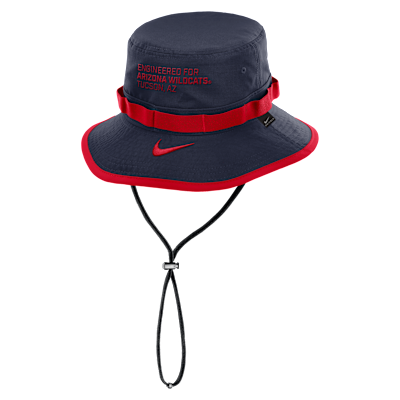 Gorro tipo pescador universitario Nike Dri-FIT para hombre Arizona Sideline Apex Gameday Boonie
