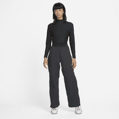 Camiseta de manga larga y cuello alto para mujer Nike Sportswear Icon Clash