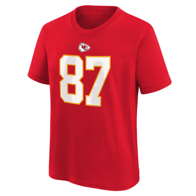Подростковая футболка Travis Kelce Kansas City Chiefs