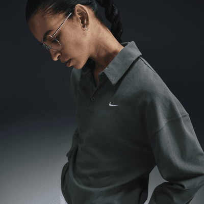 Nike Sportswear Essential Women's Oversized Long-Sleeve Polo