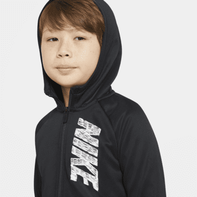 Nike Therma Big Kids' (Boys') Full-Zip Graphic Training Hoodie