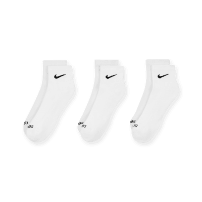 Calcetines de entrenamiento al tobillo (3 pares) Nike Everyday Plus Cushioned