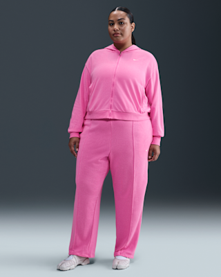 Женские  Nike Sportswear Chill Terry Mid-Rise French Terry Open-Hem Sweatpants (Plus Size)