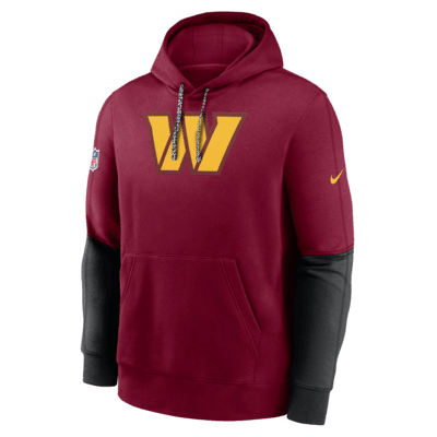 Washington Commanders Sideline Team Issue Club Men's Nike NFL Pullover Hoodie