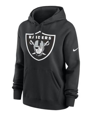 Nike Logo (NFL Las Vegas Raiders) Women's Oversized Pullover Hoodie