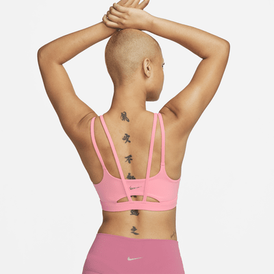 Sutiã de desporto de suporte ligeiro almofadado com alças Nike Alate Trace  para mulher. Nike PT