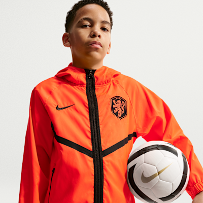 Netherlands Big Kids' Nike Dri-FIT Soccer Anthem Jacket from Nike - $100