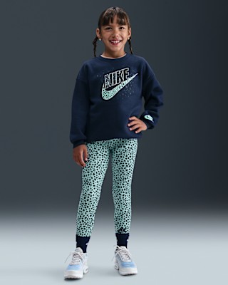 Детские тайтсы Nike Wild Warmth Little Kids' Crew Top and Leggings Set