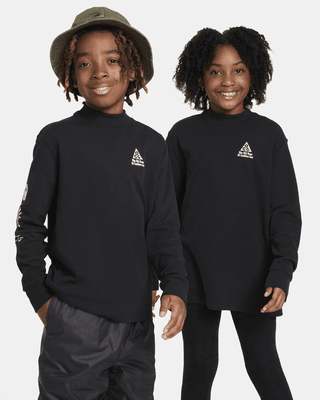 Nike ACG Older Kids' Loose Waffle Long-Sleeve Top. Nike LU