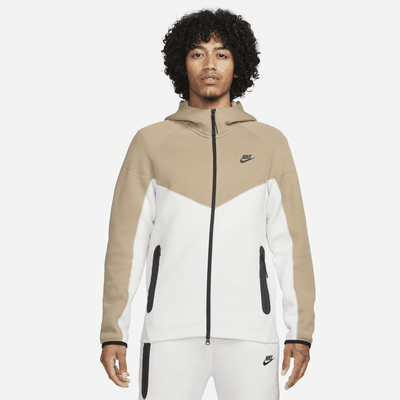 Nike Tech fleece full zip hoodie in red  ASOS
