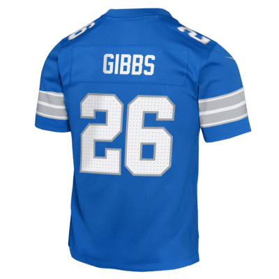 Jahmyr Gibbs Detroit Lions Big Kids' Nike NFL Game Jersey