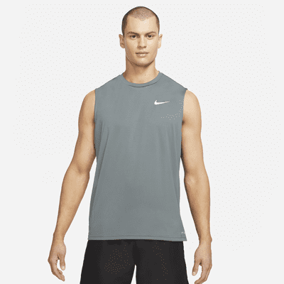 Camiseta Hydroguard de natación sin mangas para hombre Nike Essential