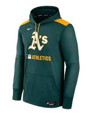 Мужское худи Athletics Authentic Collection Nike Therma MLB Pullover Hoodie