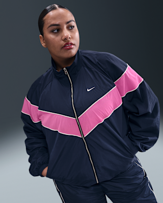 Женская куртка Nike Windrunner Loose UV Woven Full-Zip (Plus Size) для бега
